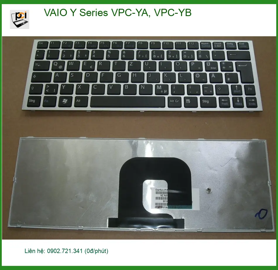 Bàn phím Laptop VAIO Y Series VPC-YA, VPC-YB - Thay Bàn Phím Laptop TPHCM Lấy Liền