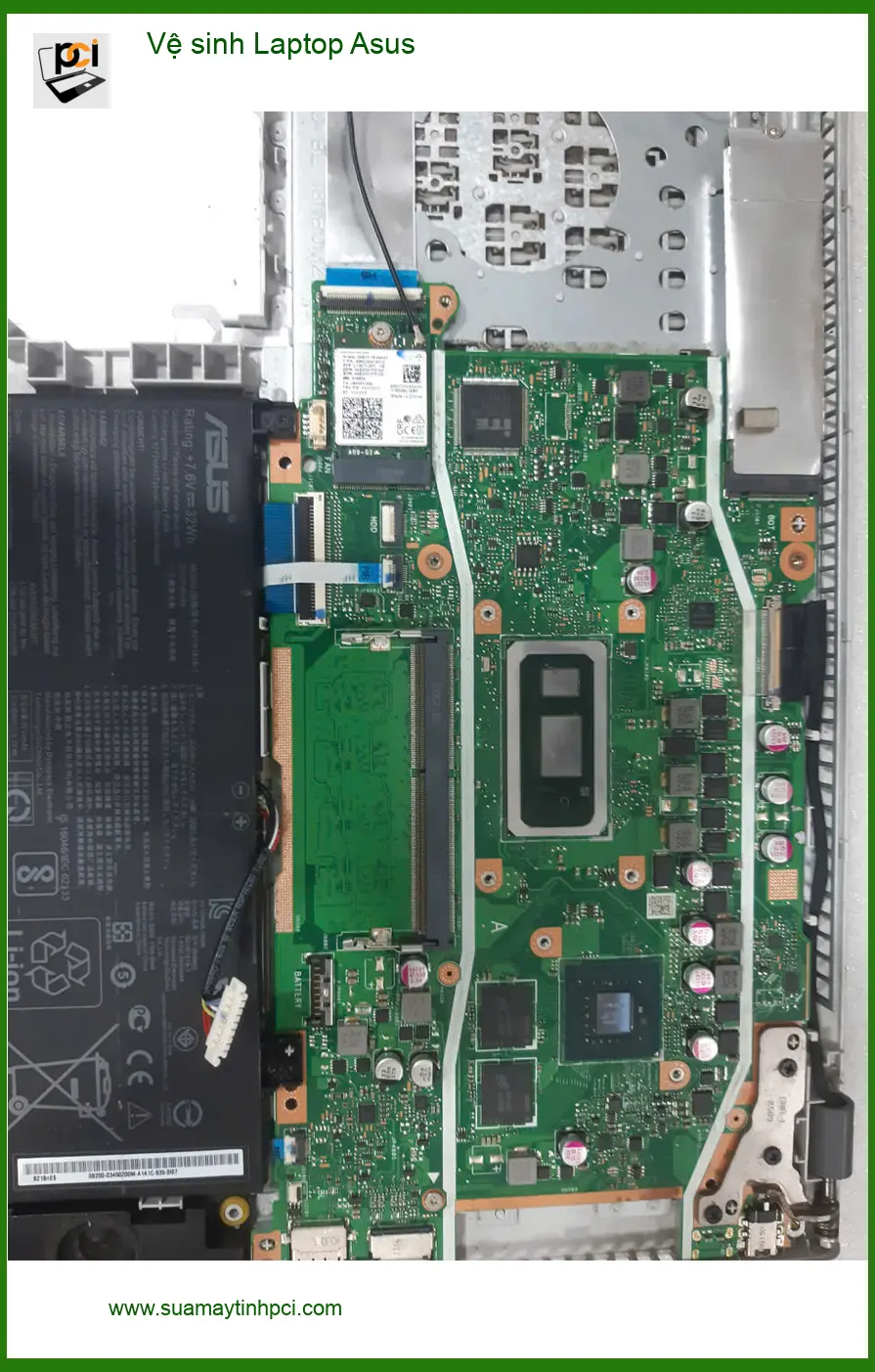 Chú Bách nhà văn tìm Tiệm vệ sinh Laptop Asus Quận Tân Bình ảnh thực tế 1