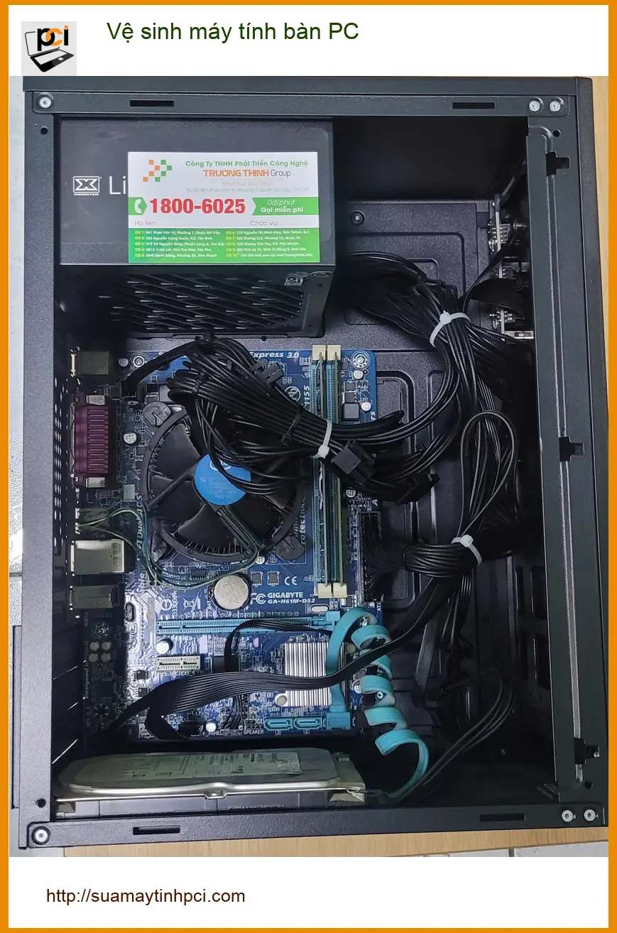 Dịch vụ Vệ sinh máy tính bàn PC Quận Bình Tân Giá rẻ - Cô Thảo hài lòng ảnh thực tế 2