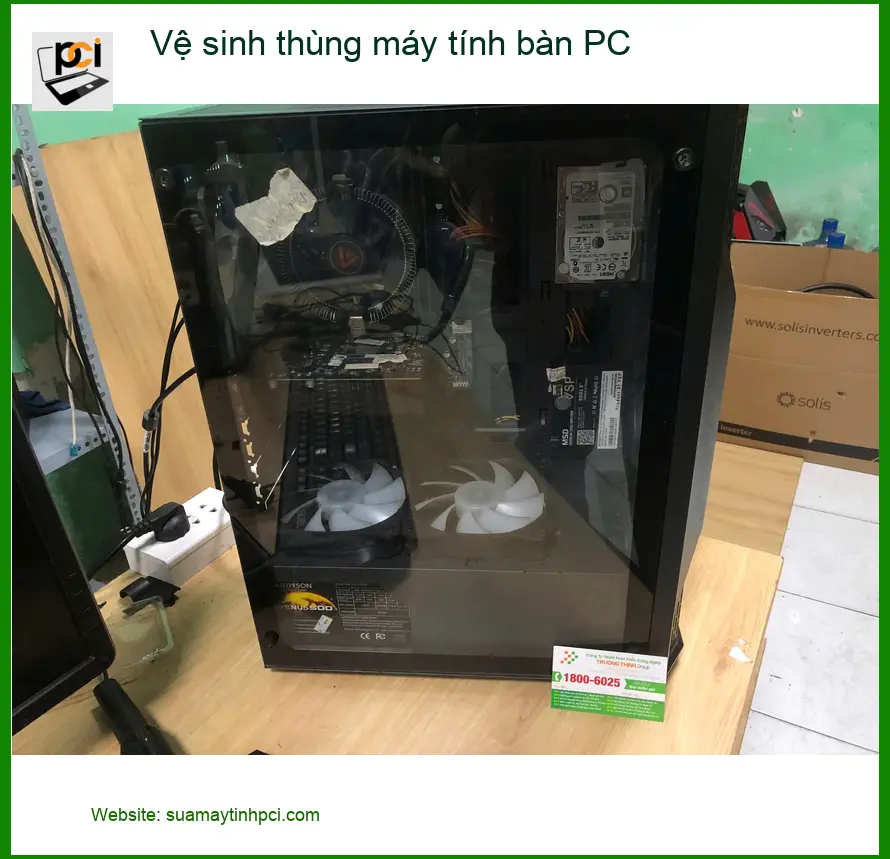 Anh Hải kiến trúc sư tìm Dịch vụ vệ sinh thùng máy tính bàn PC Quận Bình Tân giá rẻ