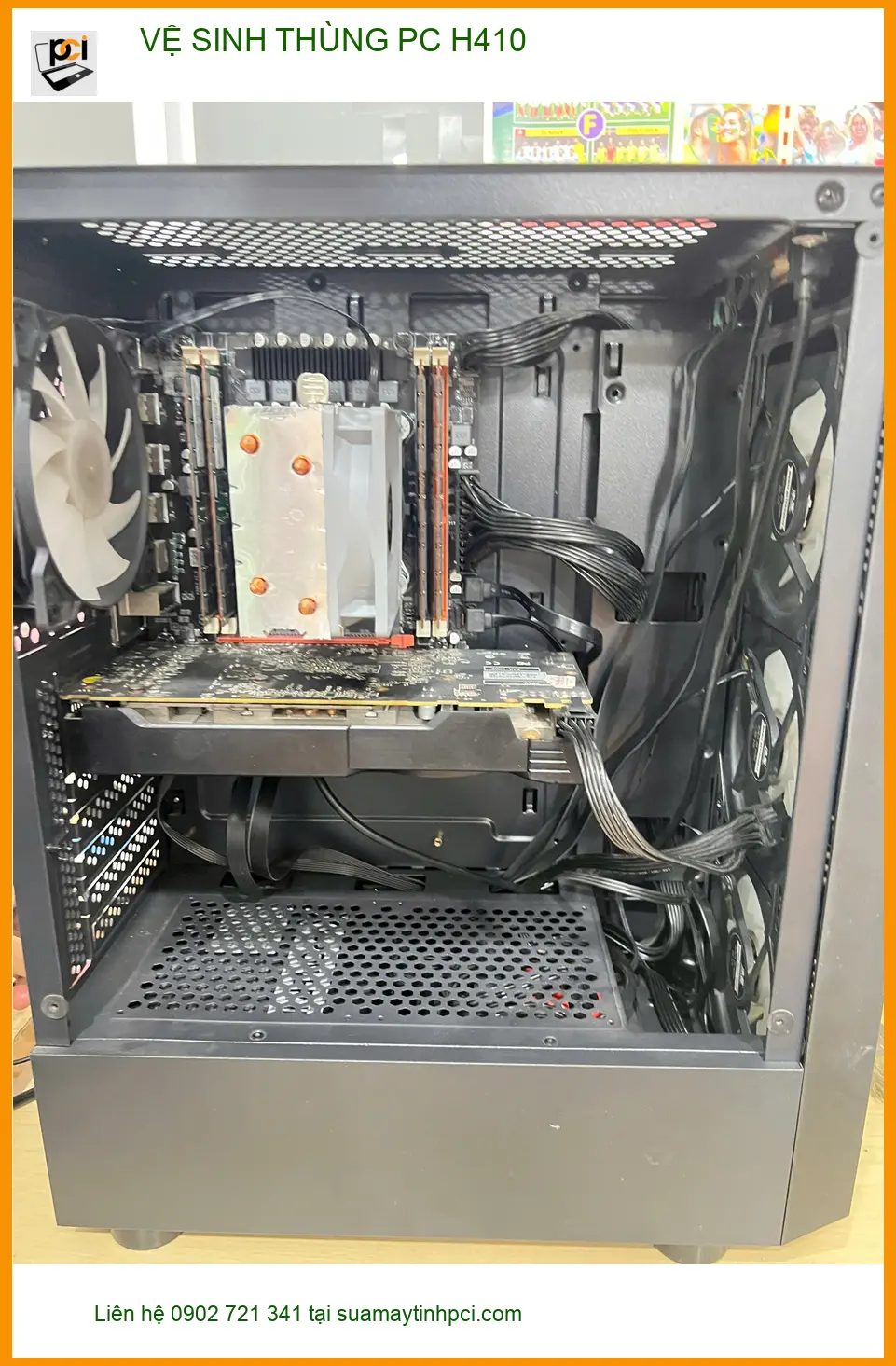 Anh Quang review dịch vụ vệ sinh Thùng PC H410 Quận Gò Vấp ảnh thực tế 1