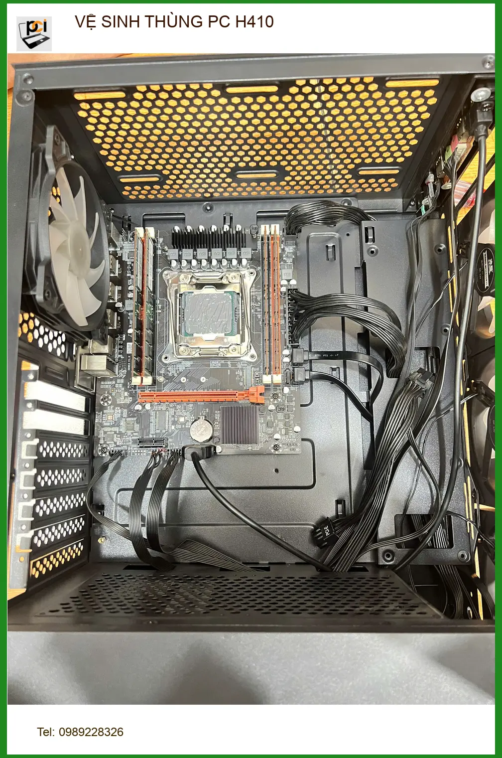 Anh Quang review dịch vụ vệ sinh Thùng PC H410 Quận Gò Vấp ảnh thực tế 2