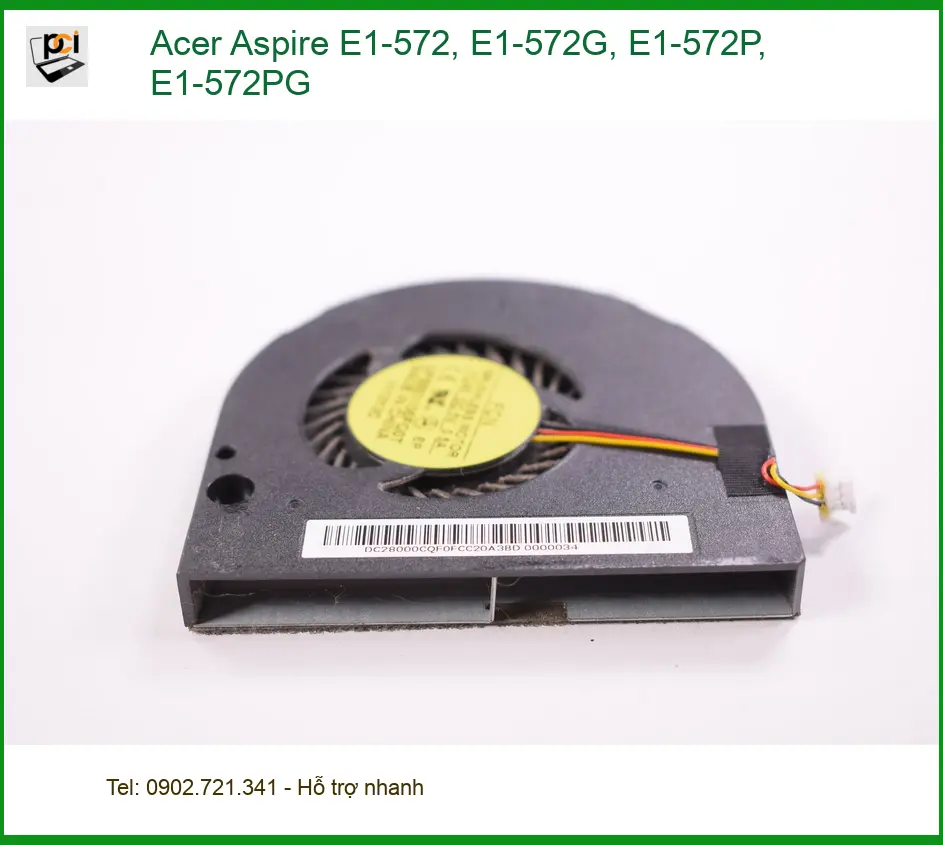 Quạt Laptop ACER E1-572 E1-572G E1-572P E1-572PG - Thay Lấy Ngay TPHCM