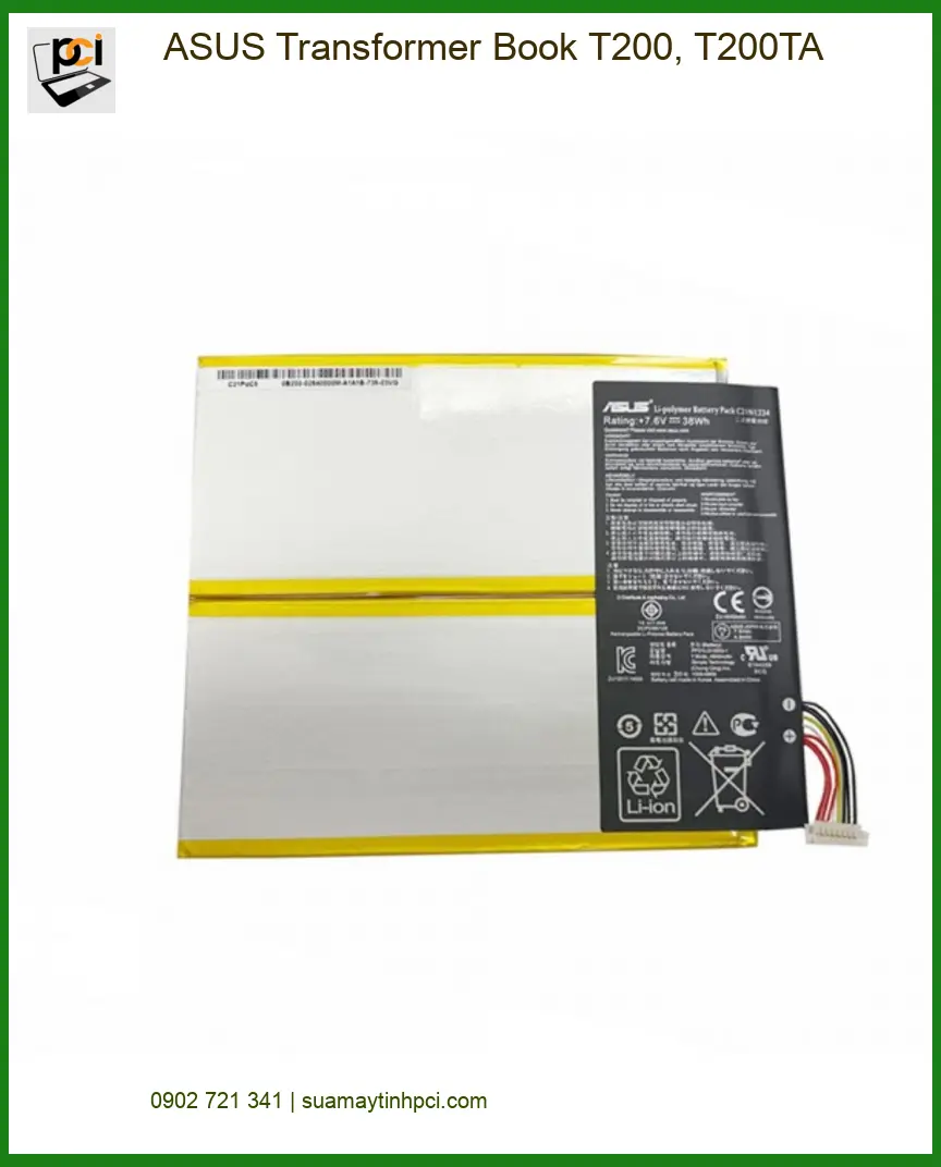Pin Laptop ASUS Transformer Book T200, T200TA - Thay Nhanh TPHCM, Giá Tốt