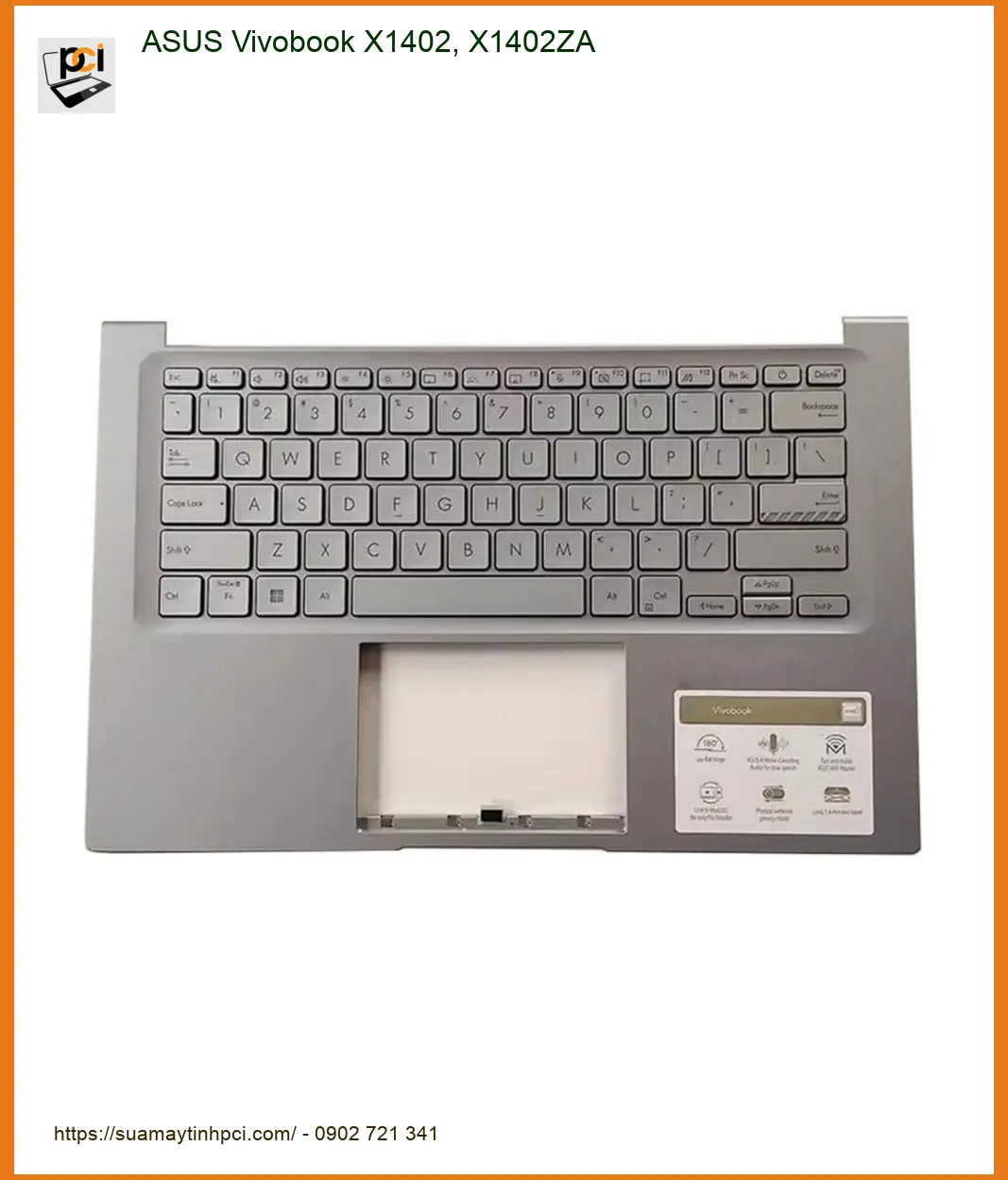 Thay Bàn Phím Laptop ASUS Vivobook X1402 X1402ZA - Lấy Liền, Giá Rẻ, Gần Nhất TPHCM