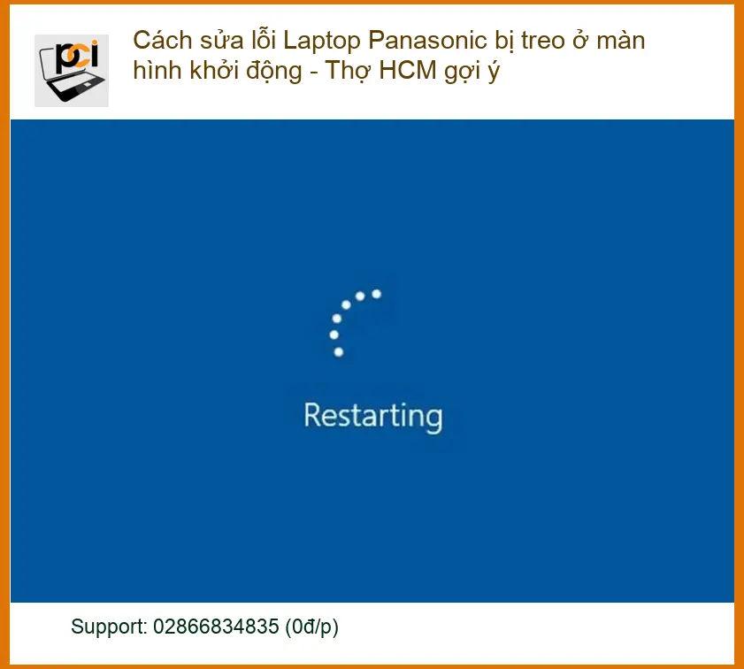 Sửa Laptop Panasonic bị treo màn hình khởi động – Trung tâm hỗ trợ TPHCM