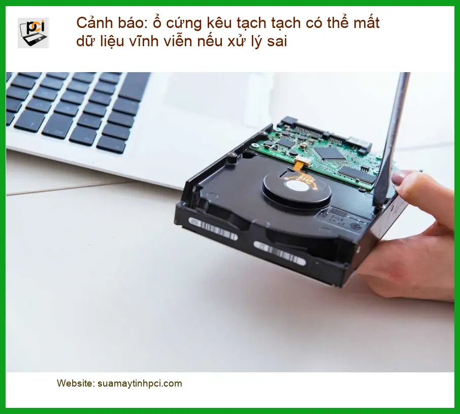Khôi Phục Dữ Liệu: Ổ cứng kêu tạch, xử lý sai mất dữ liệu – Dịch vụ PCI