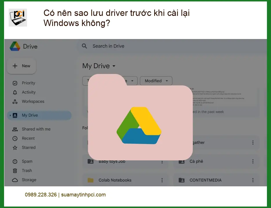 PC Có nên sao lưu driver khi cài lại Windows không? – Tư vấn chuyên gia PCI