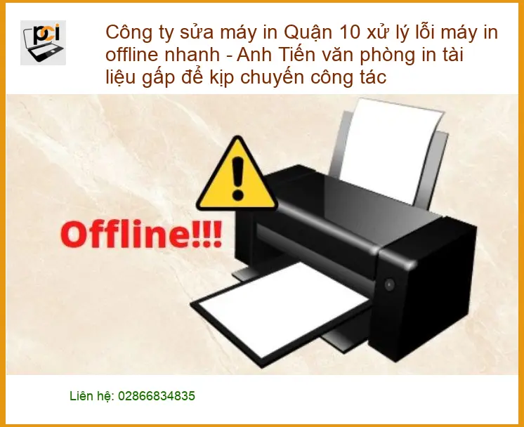 Sửa Chữa Nạp Mực Máy In Quận 10 offline nhanh – Điện thoại công ty xử lý gấp