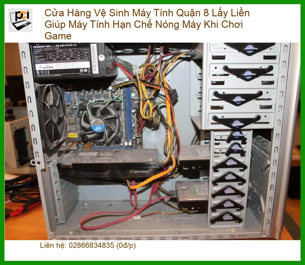 Vệ Sinh Máy Tính Cửa Hàng Quận 8 Lấy Liền – Hạn chế nóng máy chơi game