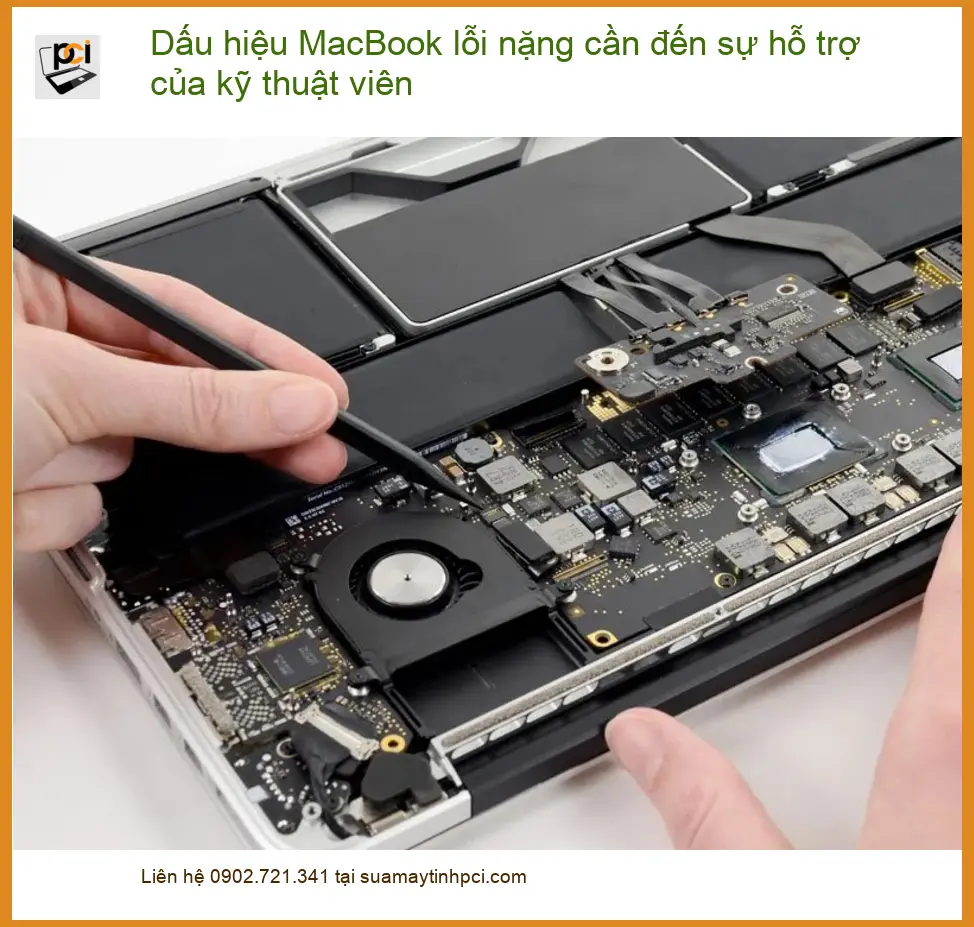 Macbook Dấu hiệu MacBook lỗi nặng cần sửa – Trung tâm hỗ trợ kỹ thuật TPHCM