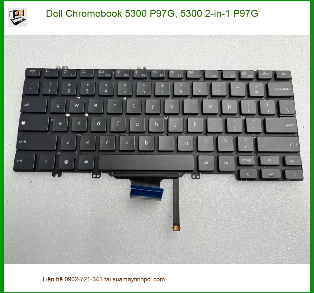 Bàn phím Laptop Dell Chromebook 5300 P97G - Thay Nhanh TPHCM, Giá Rẻ