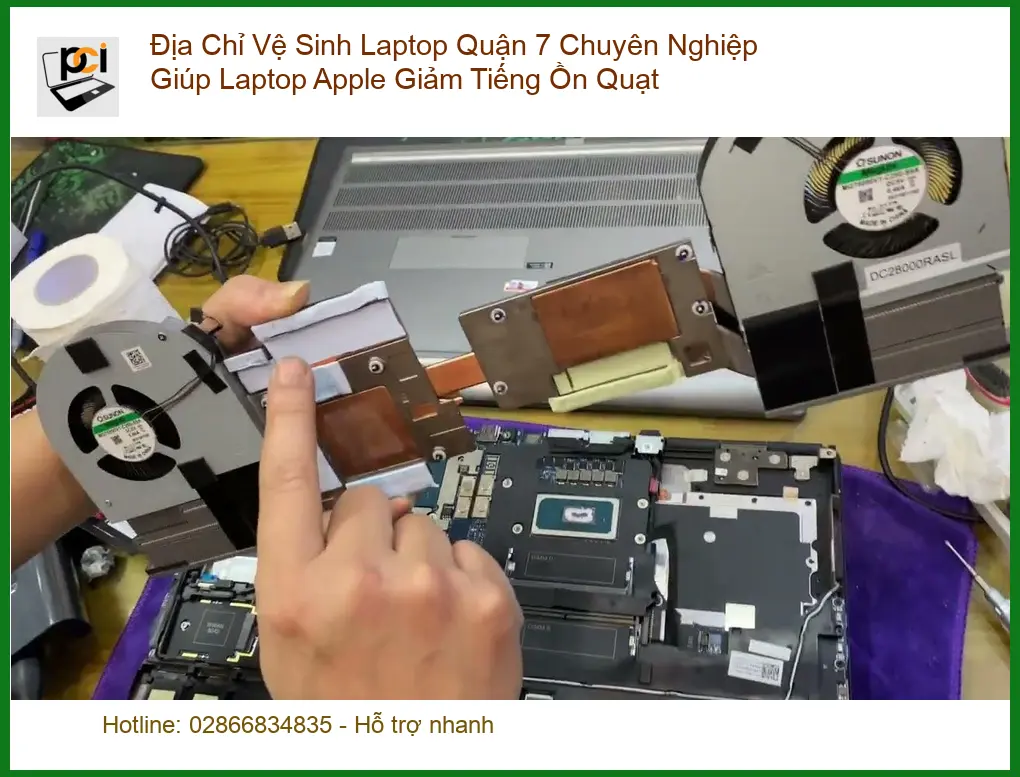 Vệ Sinh Laptop Địa Chỉ Quận 7 Chuyên Nghiệp Giúp Apple Giảm Tiếng Ồn Quạt – Trung tâm uy tín TPHCM