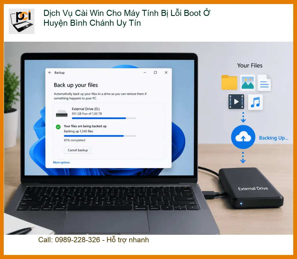 Dịch vụ cài Win máy tính lỗi Boot Bình Chánh – Trung tâm hỗ trợ