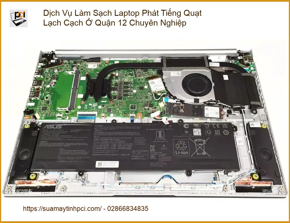 Vệ Sinh Laptop Phát Tiếng Quạt Lạch Cạch Quận 12 – Trung tâm uy tín