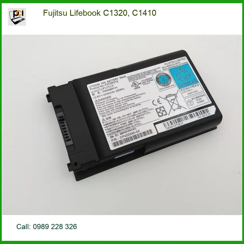 Pin Laptop Fujitsu C1320, C1410 - Thay Nhanh Tại TPHCM