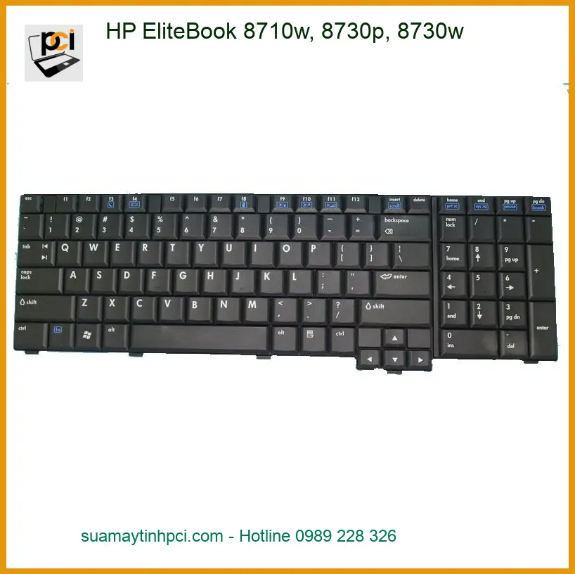 Bàn phím Laptop HP 8710w 8730p 8730w | Thay Nhanh TPHCM Giá Tốt