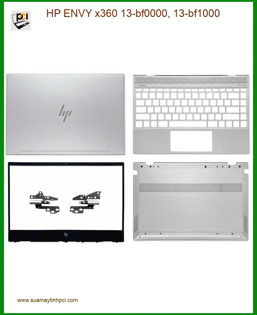 Vỏ Laptop HP ENVY x360 - Thay Lấy Ngay Tại Trung Tâm TPHCM