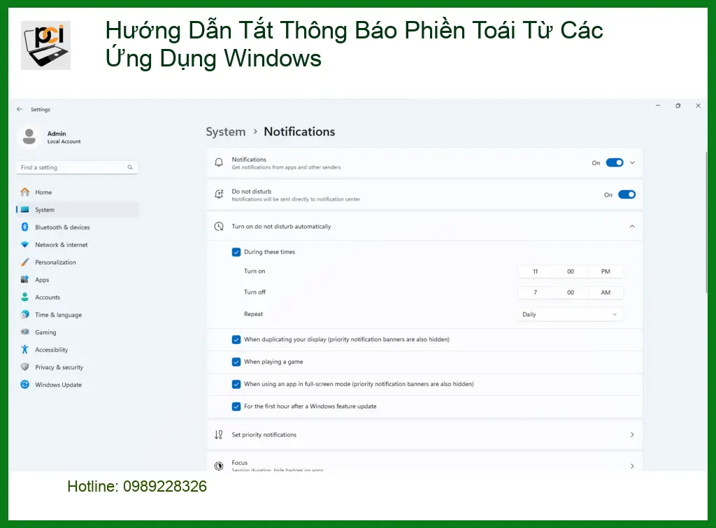 Thủ thuật Phần mềm Hướng Dẫn Tắt Thông Báo Windows – Cách tự xử lý tại nhà