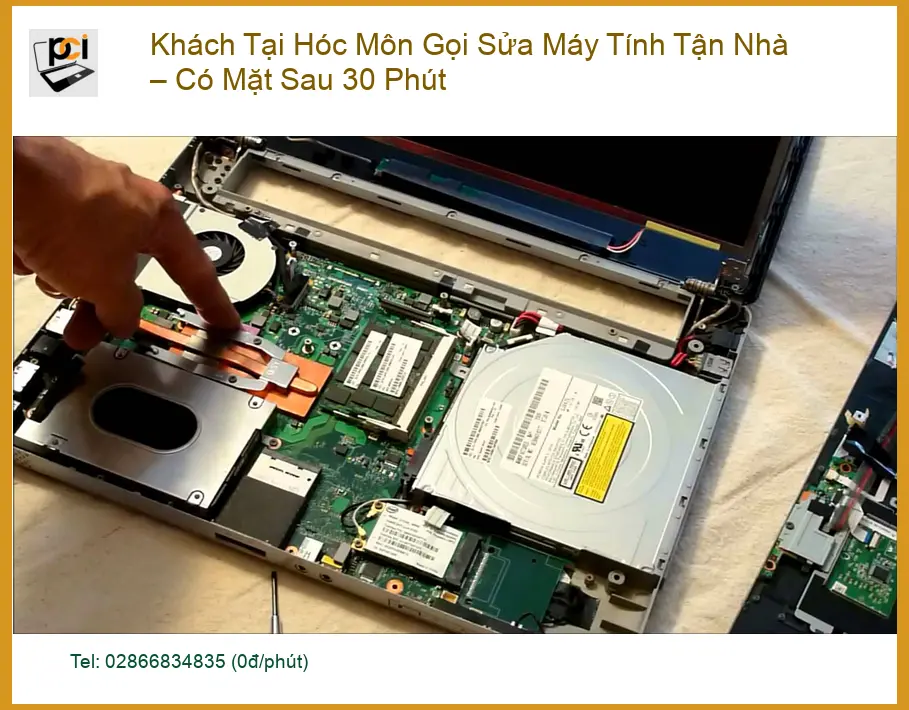 Sửa máy tính Hóc Môn tận nhà, có mặt 30 phút – Thợ sửa nhanh TPHCM