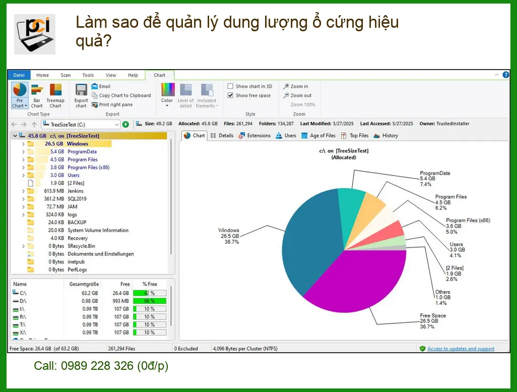 PC Làm sao để quản lý dung lượng ổ cứng hiệu quả? – Trung tâm hỗ trợ gần đây