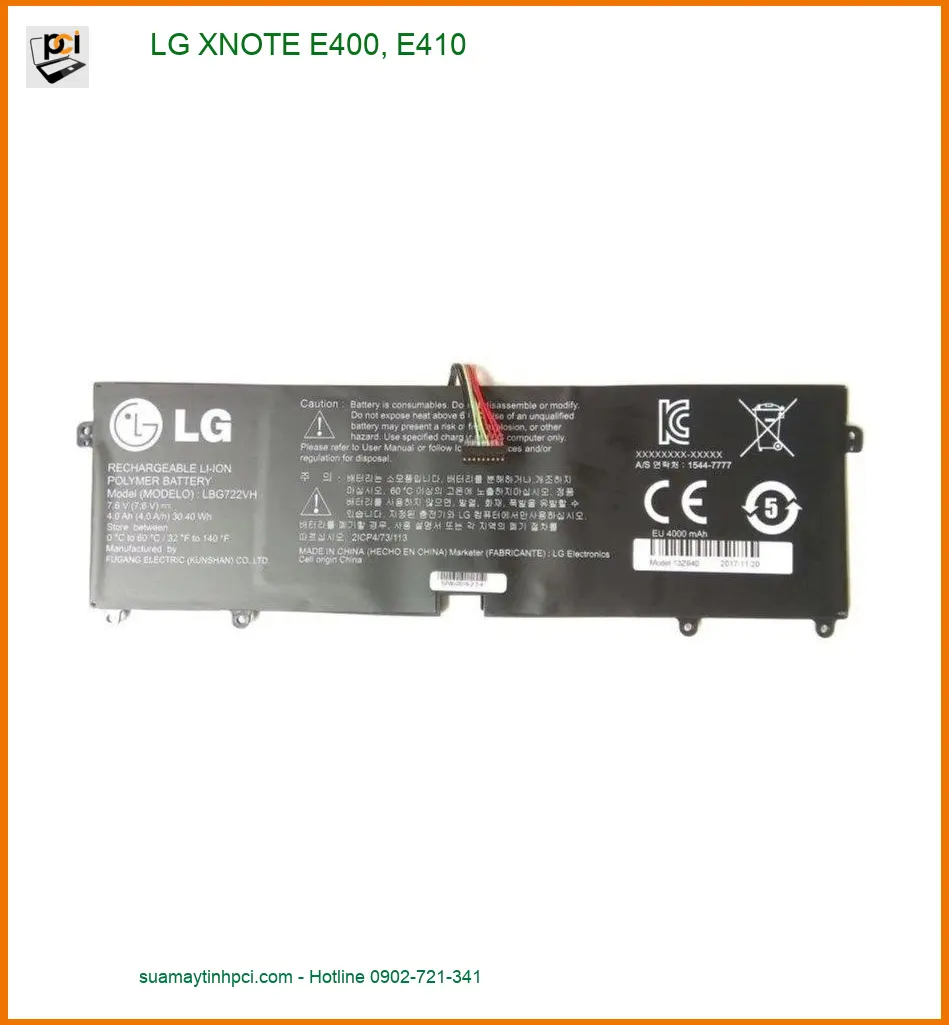 Pin Laptop LG XNOTE E400 E410 - Dịch Vụ Thay Tận Nơi, Lấy Liền, Giá Tốt