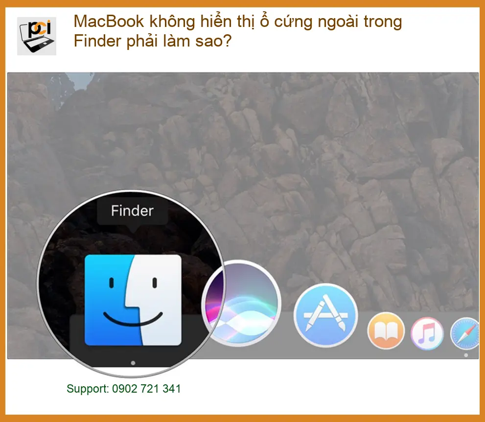 Macbook không hiển thị ổ cứng ngoài trong Finder – Cách xử lý tại nhà