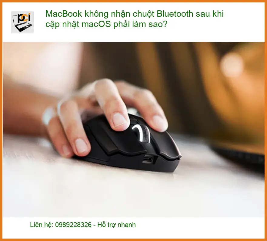 Macbook không nhận chuột Bluetooth sau cập nhật macOS – Địa chỉ trung tâm hỗ trợ gần đây