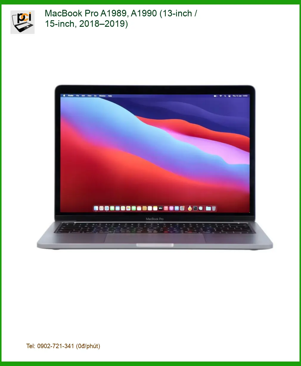 Vỏ Laptop MacBook Pro A1989 A1990 - Thay Lắp Lấy Liền TPHCM
