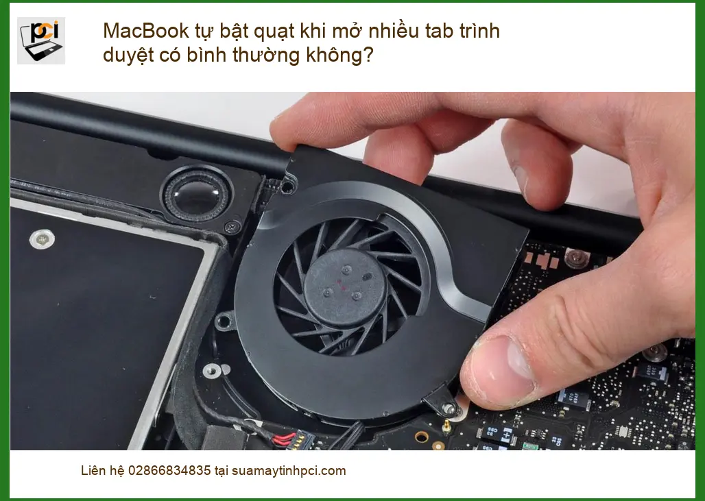 Macbook tự bật quạt khi mở nhiều tab có bình thường không? – Trung tâm hỗ trợ
