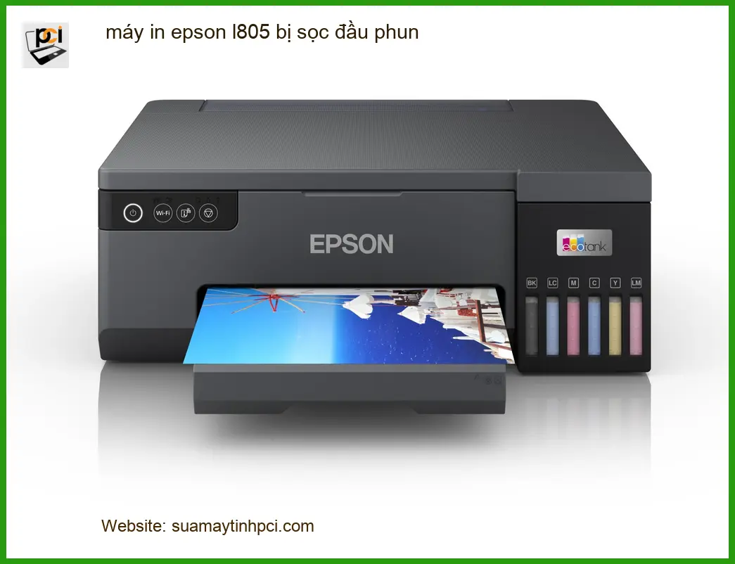 Sửa Chữa Nạp Mực Máy In Epson L805 Bị Sọc Tận Nơi – Điện Thoại Thợ Xử Lý Gấp
