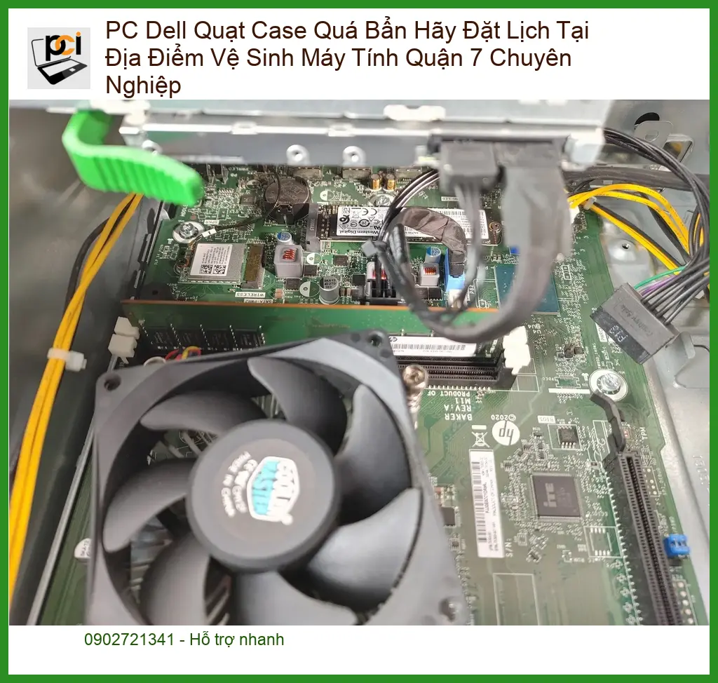 Vệ Sinh Máy Tính PC Dell Quạt Case Quá Bẩn Q7 – Tiệm uy tín lấy liền
