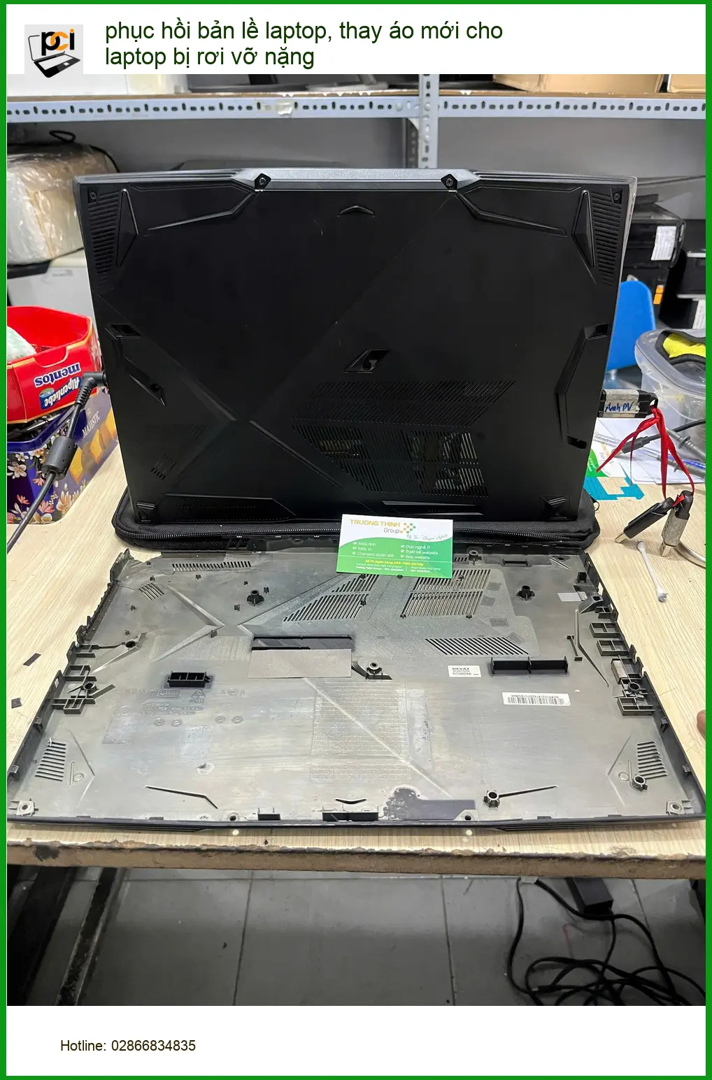 Chỗ phục hồi bản lề laptop lấy ngay Quận Bình Thạnh – Anh Trực