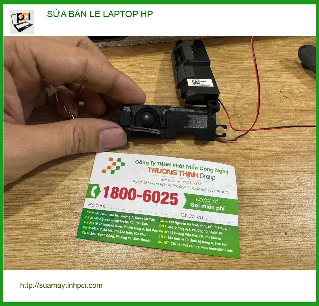 Tiệm sửa bản lề laptop HP Quận Tân Bình: Review của anh Hải IT ảnh thực tế 1