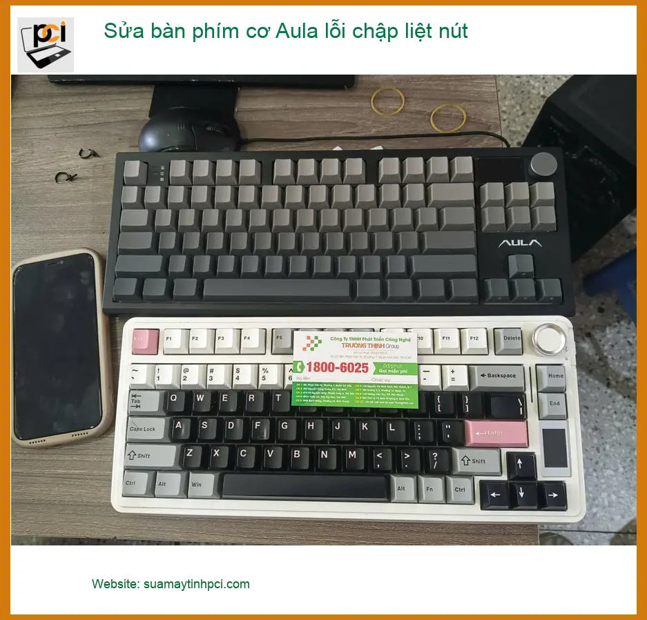 Nơi Sửa bàn phím cơ Aula chập liệt nút Quận 7 - Cô Diễm tìm chỗ uy tín ảnh thực tế 1