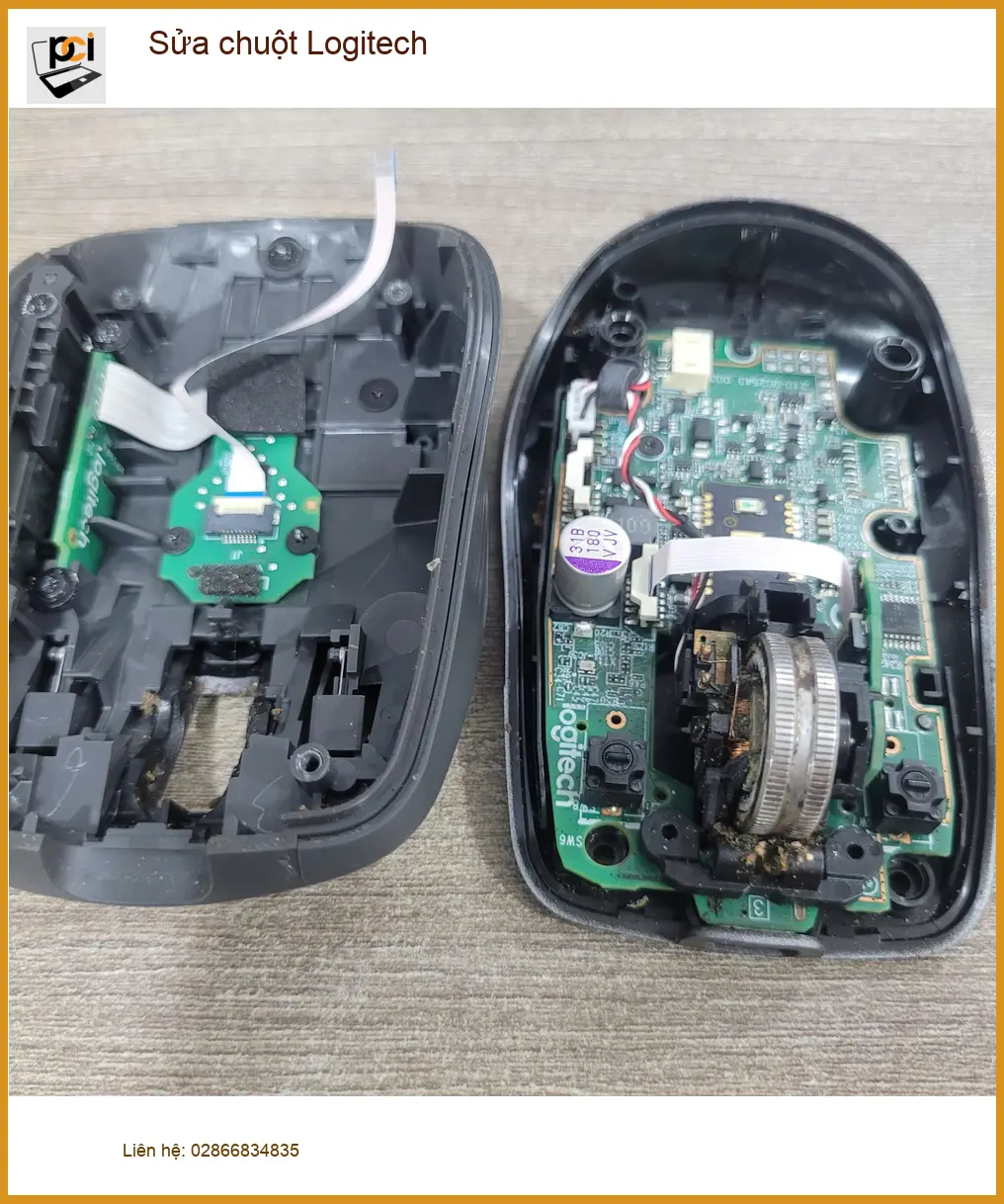 Chị Hà nhân viên văn phòng sửa chuột Logitech Quận Tân Bình bị trôi con lăn