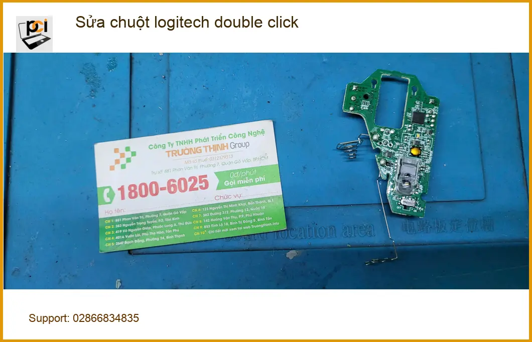 Chị Thảo giáo viên bận rộn: Sửa chuột Logitech double click Quận Bình Tân