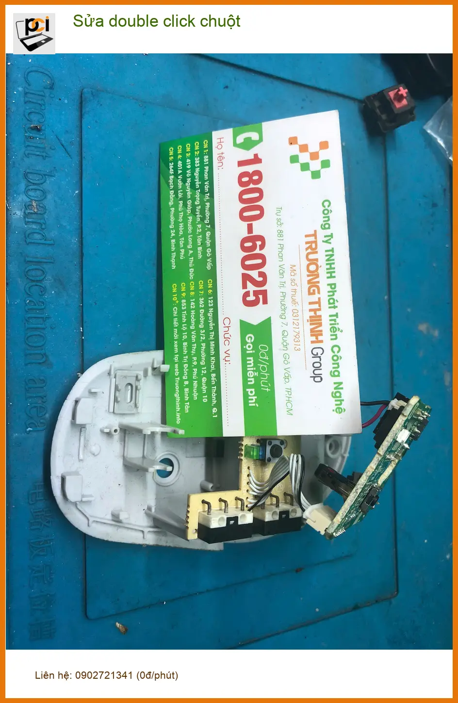 Anh Quang kỹ sư – Sửa double click chuột Quận Bình Tân lấy liền