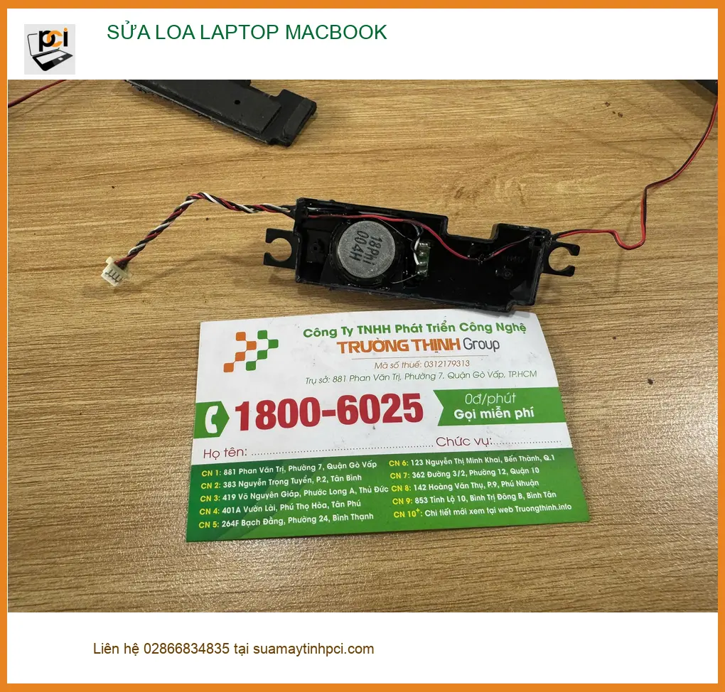 Chị Thảo tìm dịch vụ sửa loa laptop macbook Quận Tân Bình lấy ngay