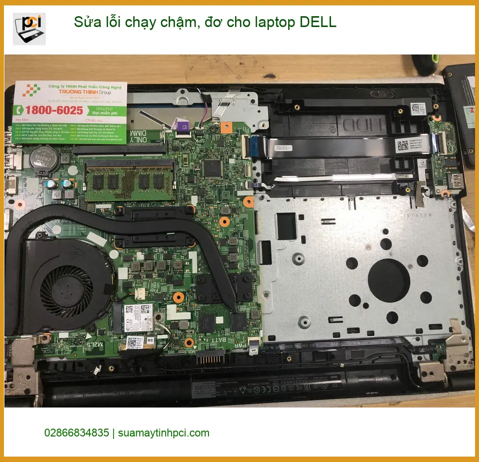 Laptop DELL chậm đơ – Cô Liên cần cửa hàng sửa uy tín ở Quận Bình Tân
