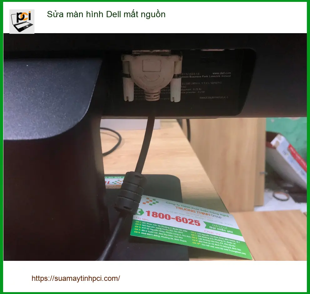 Anh Khôi thợ cơ khí khó chịu vì màn hình Dell mất nguồn ở Quận Bình Tân ảnh thực tế 1