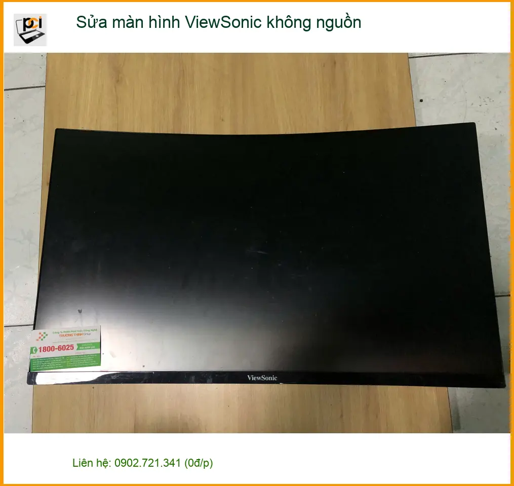 Chú Phúc văn phòng Quận Bình Tân cần sửa màn hình ViewSonic không nguồn ảnh thực tế 2