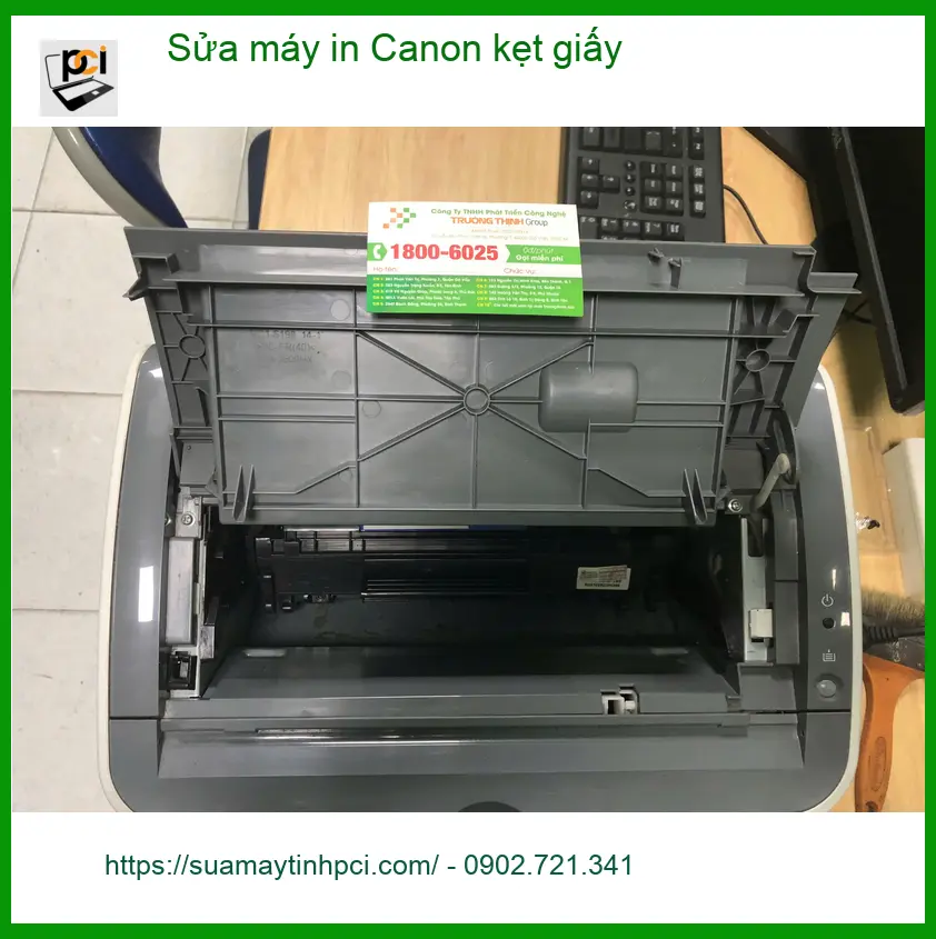 Anh Minh lo lắng tìm chỗ sửa máy in Canon kẹt giấy Quận Bình Tân uy tín ảnh thực tế 1