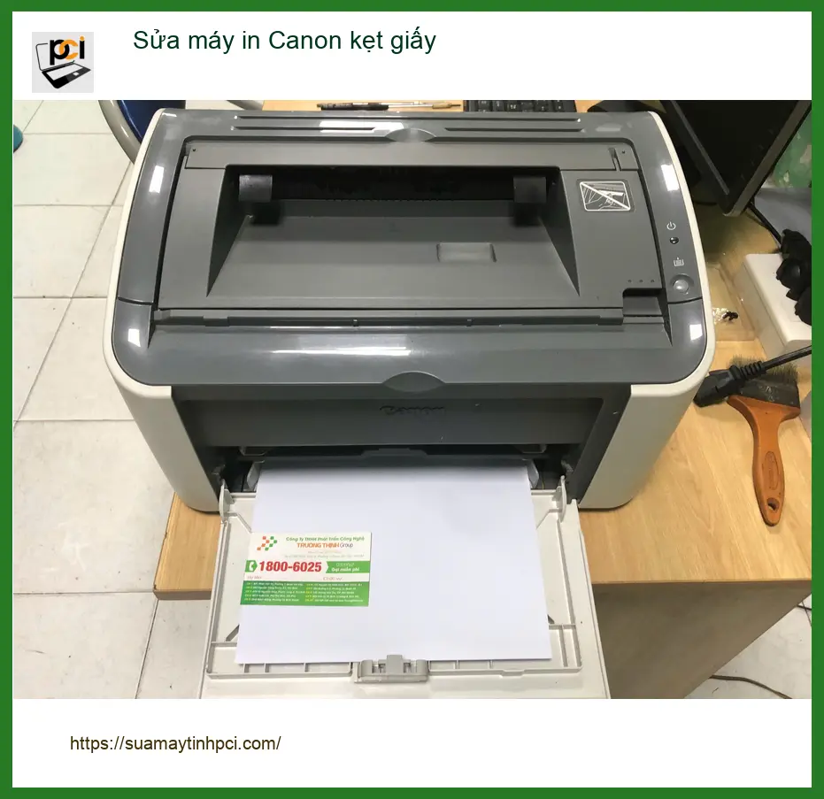 Anh Minh lo lắng tìm chỗ sửa máy in Canon kẹt giấy Quận Bình Tân uy tín ảnh thực tế 2