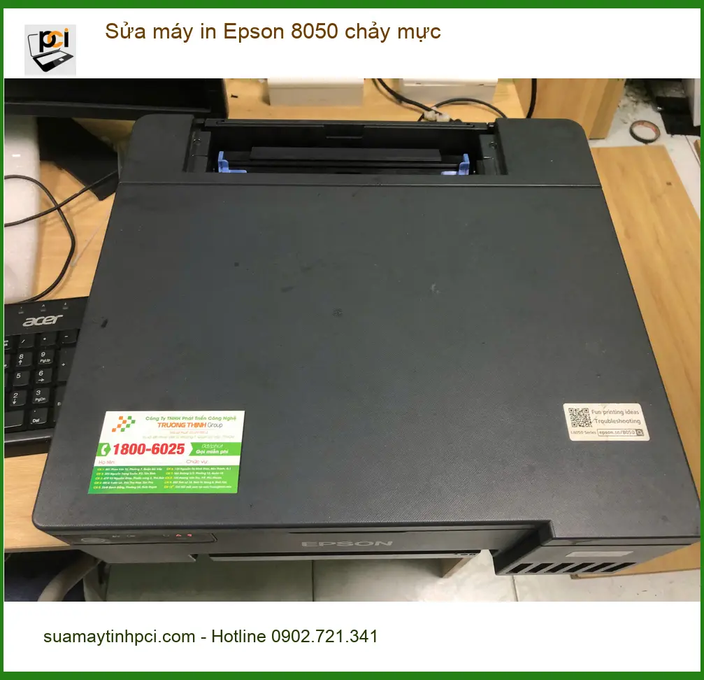 Anh Tú kiến trúc sư tìm chỗ sửa máy in Epson 8050 chảy mực tại Quận Bình Tân ảnh thực tế 1