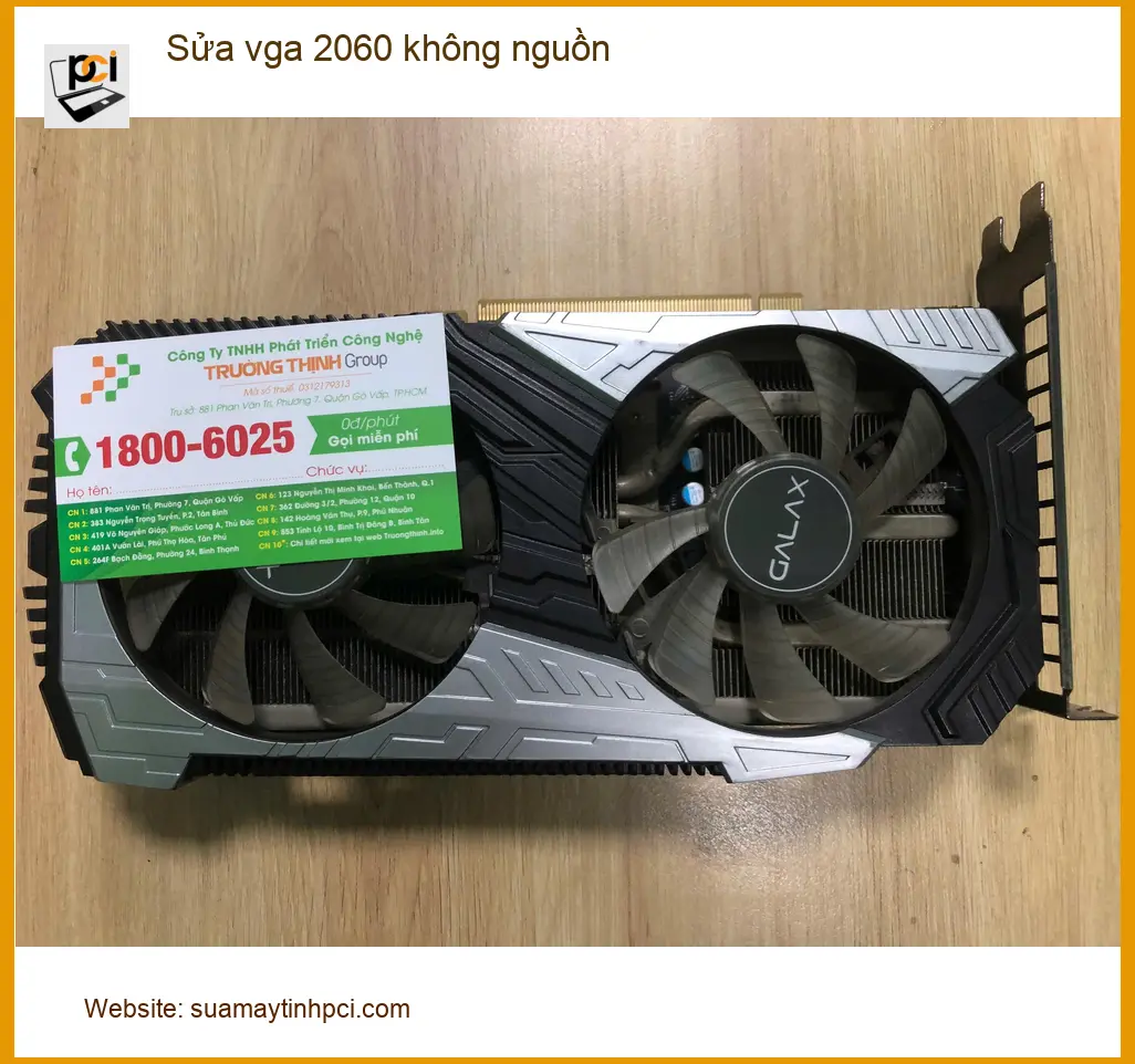 Anh Phúc kỹ sư thiết kế tin tưởng Trung tâm sửa VGA 2060 không nguồn Quận Bình Tân ảnh thực tế 1