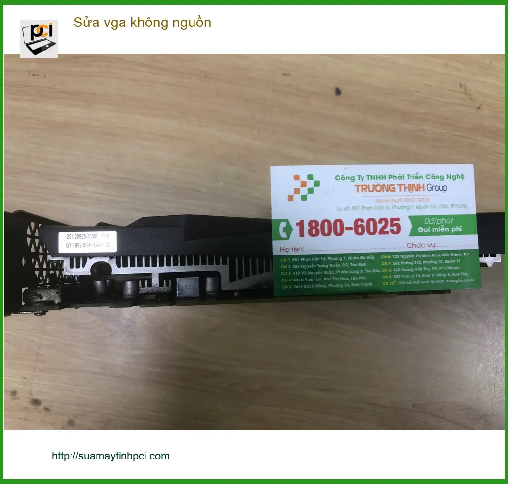 Anh Quang kỹ sư ở Quận Bình Tân review ca sửa vga không nguồn lấy liền ảnh thực tế 2