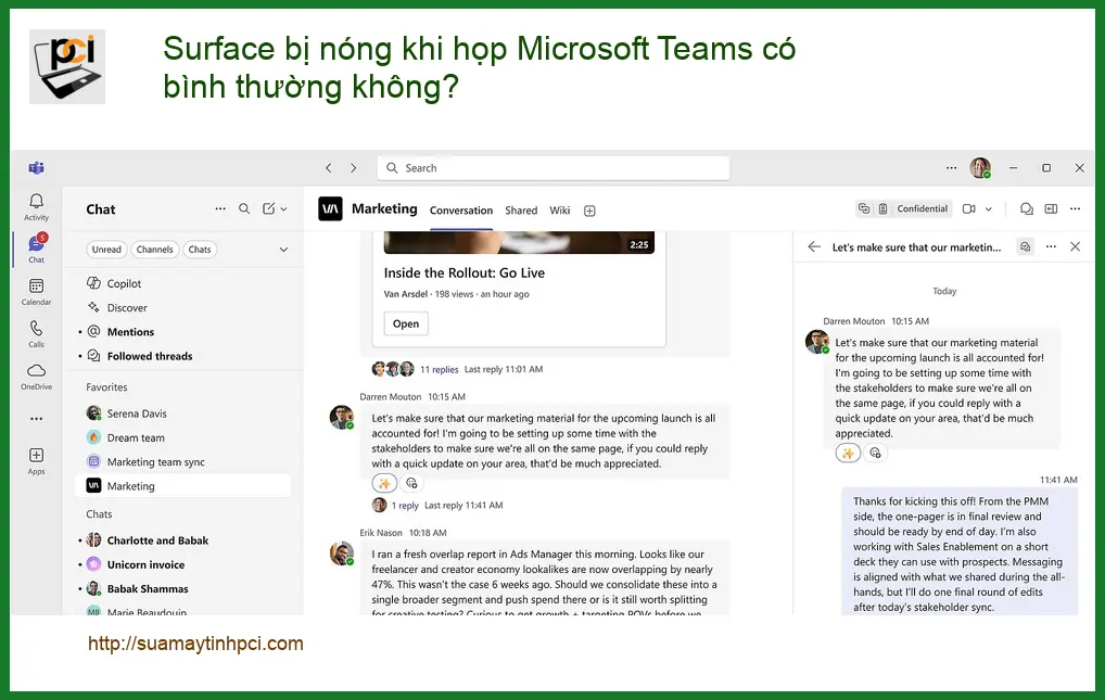 Surface bị nóng khi họp Microsoft Teams có bình thường không? – Trung tâm hỗ trợ