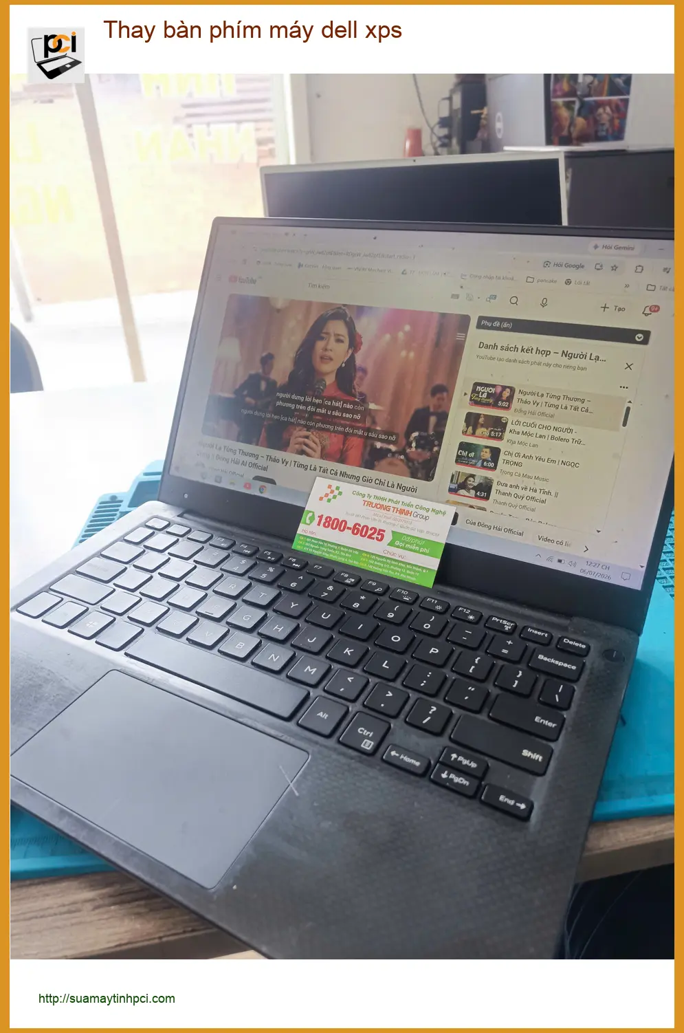 Dịch vụ thay bàn phím máy dell xps Quận Tân Phú uy tín – Chị Ngọc khó chịu vì bàn phím liệt