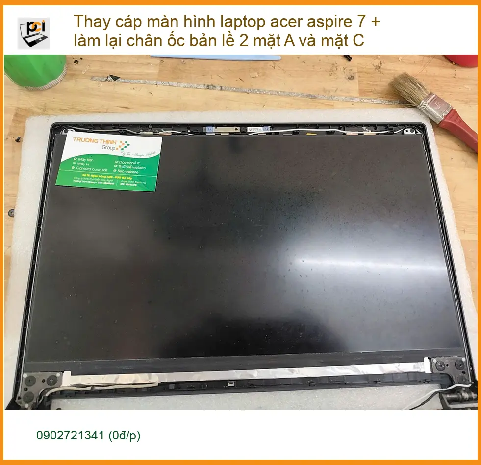 Anh Minh thay cáp màn hình Acer Aspire 7 và sửa bản lề ở Phú Nhuận ảnh thực tế 2